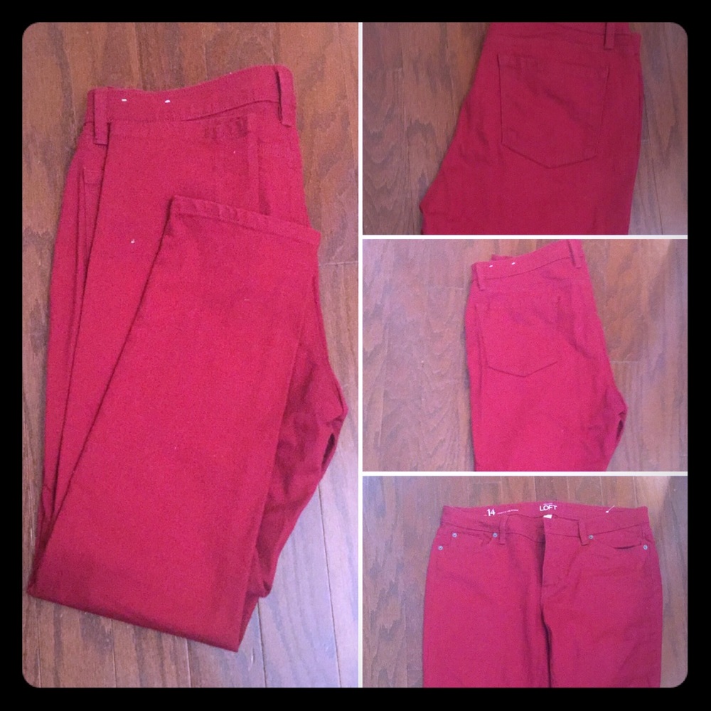 Crimson Red Curvy Skinny Jeans! Fits like a glove!